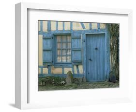 Ancient Timbered House with the Date of 1691 Carved Above Doorway, Gerberoy, Oise, Picardie, France-Tomlinson Ruth-Framed Photographic Print