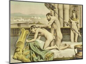 Ancient Times Plate VII from "De Figuris Veneris" by F.K Forberg-Edouard-henri Avril-Mounted Giclee Print