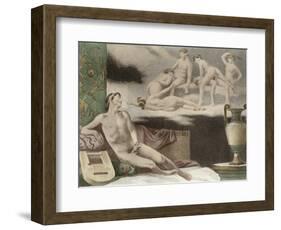 Ancient Times, Plate Xi from De Figuris Veneris by F.K Forberg, Engraved by Artist, 1900-Edouard-henri Avril-Framed Giclee Print