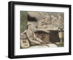 Ancient Times, Plate Xi from De Figuris Veneris by F.K Forberg, Engraved by Artist, 1900-Edouard-henri Avril-Framed Giclee Print
