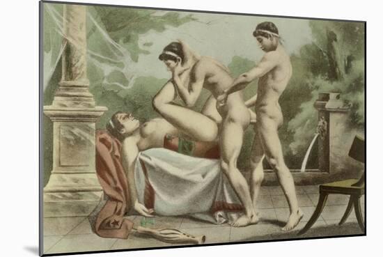 Ancient Times, Plate XVIII from "De Figuris Veneris"-Edouard-henri Avril-Mounted Giclee Print