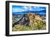 Ancient Town Civita di Bagnoregio Italy-George Oze-Framed Photographic Print