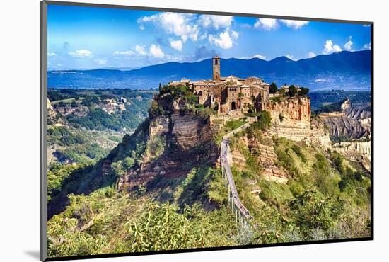 Ancient Town Civita di Bagnoregio Italy-George Oze-Mounted Photographic Print