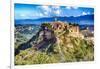 Ancient Town Civita di Bagnoregio Italy-George Oze-Framed Photographic Print