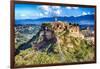 Ancient Town Civita di Bagnoregio Italy-George Oze-Framed Photographic Print