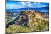 Ancient Town Civita di Bagnoregio Italy-George Oze-Mounted Premium Photographic Print
