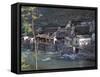 Ancient Town of Ningchang on the Yangtze River, Three Gorges, China-Keren Su-Framed Stretched Canvas
