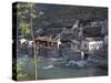 Ancient Town of Ningchang on the Yangtze River, Three Gorges, China-Keren Su-Stretched Canvas
