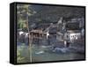 Ancient Town of Ningchang on the Yangtze River, Three Gorges, China-Keren Su-Framed Stretched Canvas