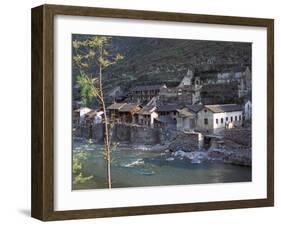 Ancient Town of Ningchang on the Yangtze River, Three Gorges, China-Keren Su-Framed Premium Photographic Print