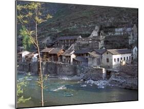 Ancient Town of Ningchang on the Yangtze River, Three Gorges, China-Keren Su-Mounted Premium Photographic Print