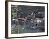 Ancient Town of Ningchang on the Yangtze River, Three Gorges, China-Keren Su-Framed Photographic Print