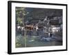 Ancient Town of Ningchang on the Yangtze River, Three Gorges, China-Keren Su-Framed Photographic Print