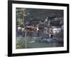 Ancient Town of Ningchang on the Yangtze River, Three Gorges, China-Keren Su-Framed Photographic Print