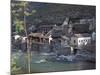 Ancient Town of Ningchang on the Yangtze River, Three Gorges, China-Keren Su-Mounted Photographic Print