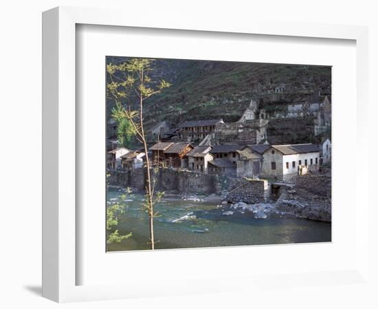 Ancient Town of Ningchang on the Yangtze River, Three Gorges, China-Keren Su-Framed Photographic Print