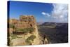 Ancient Town of Zakati, Central Mountains of Bukur, Yemen, Middle East-Bruno Morandi-Stretched Canvas