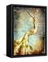 Ancient Tree Of Cambodian Temple - Artistic Retro Picture-Maugli-l-Framed Stretched Canvas