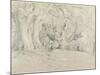 Ancient Trees, Lullingstone Park, 1828 (Graphite on Paper)-Samuel Palmer-Mounted Giclee Print