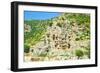 Ancient Turkish City Located in the Rock-metamorfoza-Framed Photographic Print