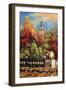 Ancient Vitebsk In The Autumn-balaikin2009-Framed Art Print