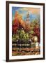 Ancient Vitebsk In The Autumn-balaikin2009-Framed Art Print