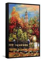 Ancient Vitebsk In The Autumn-balaikin2009-Framed Stretched Canvas