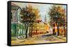 Ancient Vitebsk In The Autumn-balaikin2009-Framed Stretched Canvas