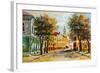 Ancient Vitebsk In The Autumn-balaikin2009-Framed Art Print