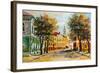 Ancient Vitebsk In The Autumn-balaikin2009-Framed Art Print