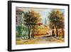 Ancient Vitebsk In The Autumn-balaikin2009-Framed Art Print