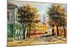 Ancient Vitebsk In The Autumn-balaikin2009-Mounted Art Print