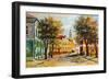 Ancient Vitebsk In The Autumn-balaikin2009-Framed Art Print