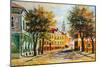 Ancient Vitebsk In The Autumn-balaikin2009-Mounted Art Print