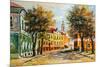 Ancient Vitebsk In The Autumn-balaikin2009-Mounted Art Print