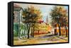 Ancient Vitebsk In The Autumn-balaikin2009-Framed Stretched Canvas