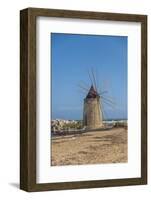 Ancient Windmill along the Beach North of the City-Guido Cozzi-Framed Photographic Print