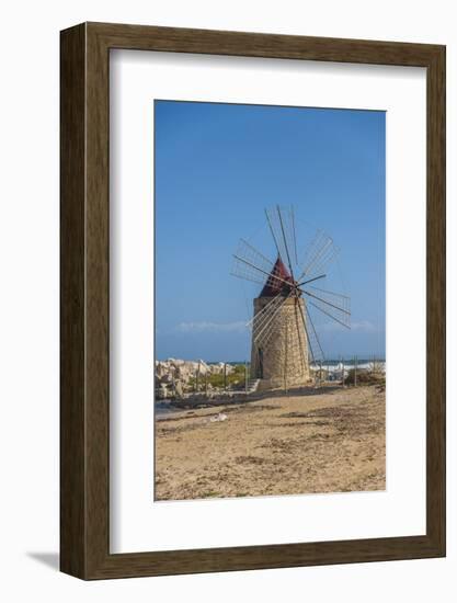 Ancient Windmill along the Beach North of the City-Guido Cozzi-Framed Photographic Print