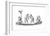 Ancient Wrestling-null-Framed Giclee Print