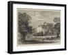Ancrum House, Near Jedburgh, Lately Destroyed by Fire-null-Framed Giclee Print