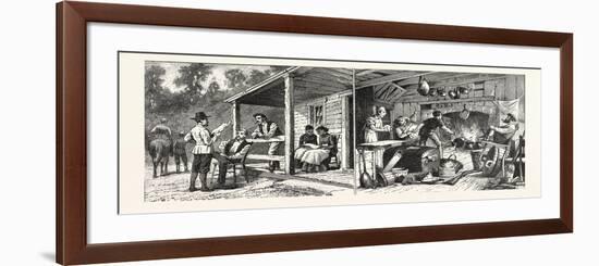 And About Rugbythe English Colony Tennessee.From Sketches Frank H. Taylor. 1880, USA, America-null-Framed Giclee Print