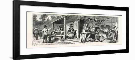 And About Rugbythe English Colony Tennessee.From Sketches Frank H. Taylor. 1880, USA, America-null-Framed Giclee Print