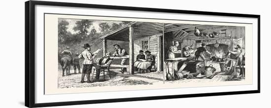 And About Rugbythe English Colony Tennessee.From Sketches Frank H. Taylor. 1880, USA, America-null-Framed Giclee Print