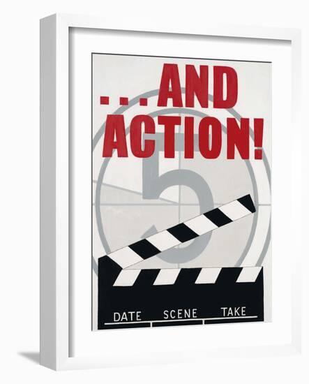 ...And Action!-Marco Fabiano-Framed Art Print