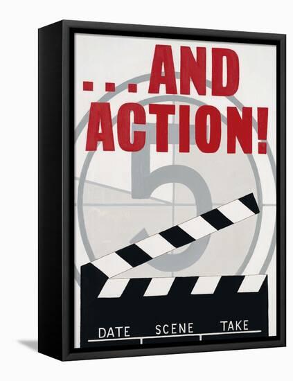 ...And Action!-Marco Fabiano-Framed Stretched Canvas
