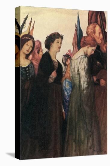 And Beauty Making Beautiful Old Rhyme, in Praise of Ladies Dead and Lovely Knights-Robert Anning Bell-Stretched Canvas