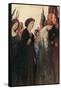 And Beauty Making Beautiful Old Rhyme, in Praise of Ladies Dead and Lovely Knights-Robert Anning Bell-Framed Stretched Canvas