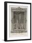 And Behold the Veil of the Temple was Rent in Twain from the Top to the Bottom-I.m. Preissler-Framed Art Print