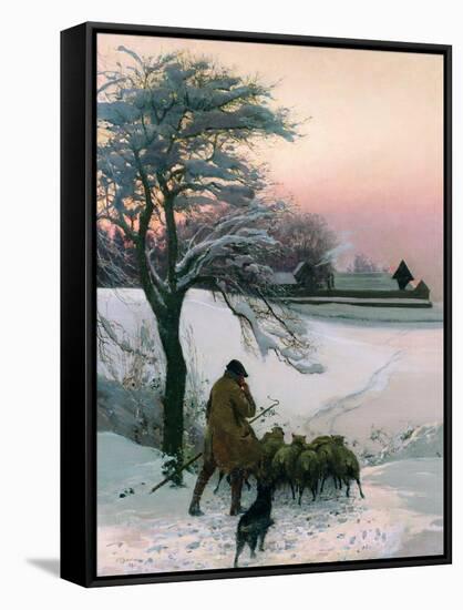 And Dick the Shepherd Blows His Nail, 1886-Edward Frederick Brewtnall-Framed Stretched Canvas