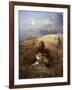 And Dora Took the Child and Went Her Way-Alfred Joseph Woolmer-Framed Giclee Print